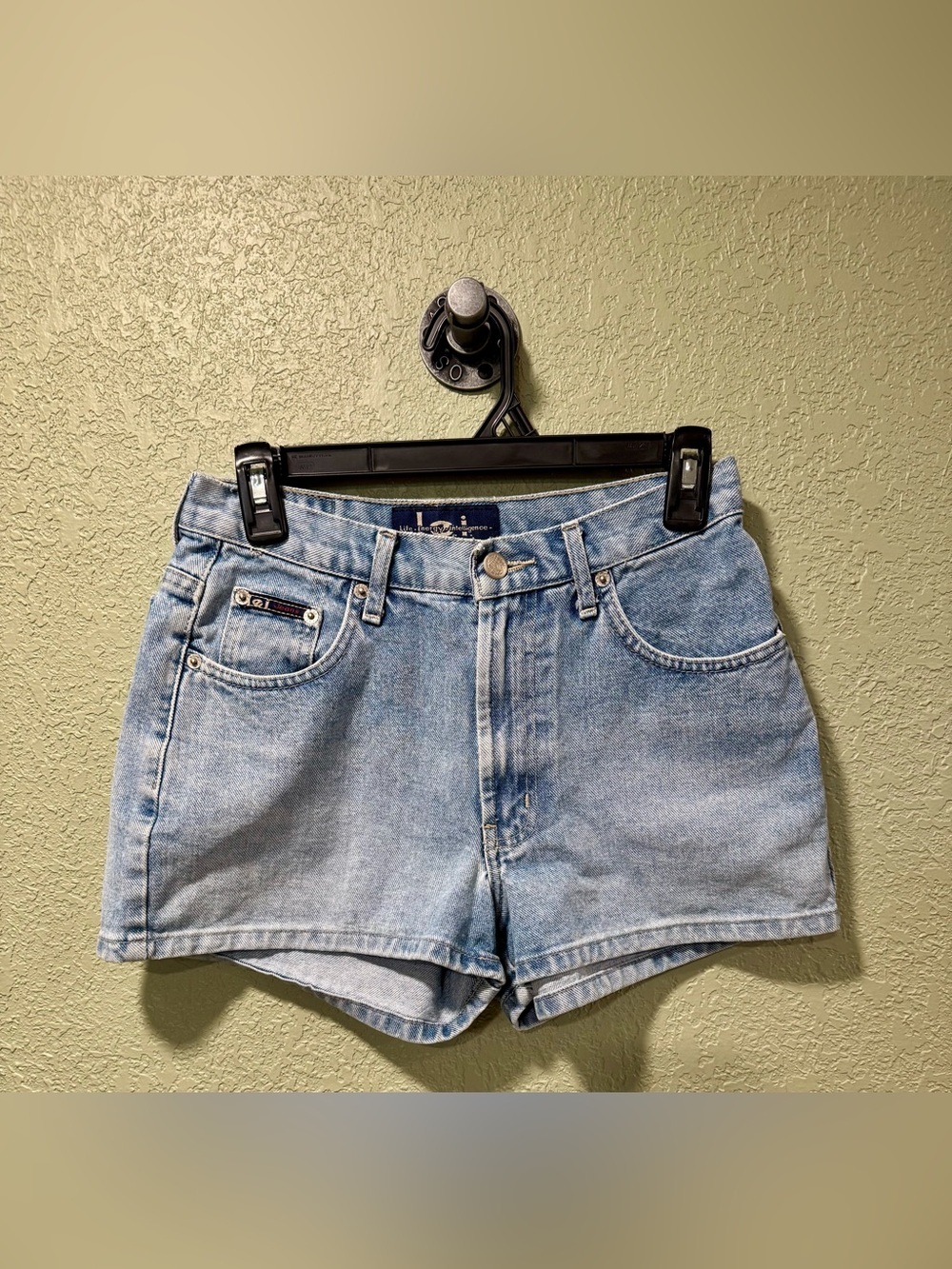 lei  Vintage Light Wash Denim Jean Shorts size 5